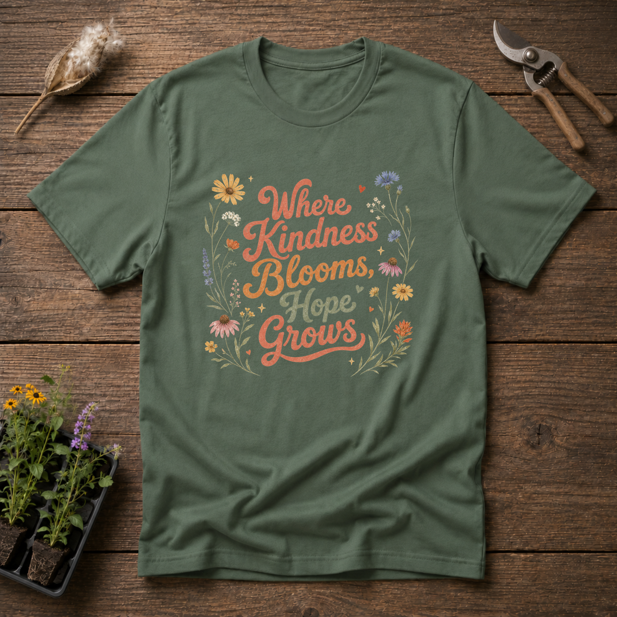 Kindness Blooms Hope T-Shirt