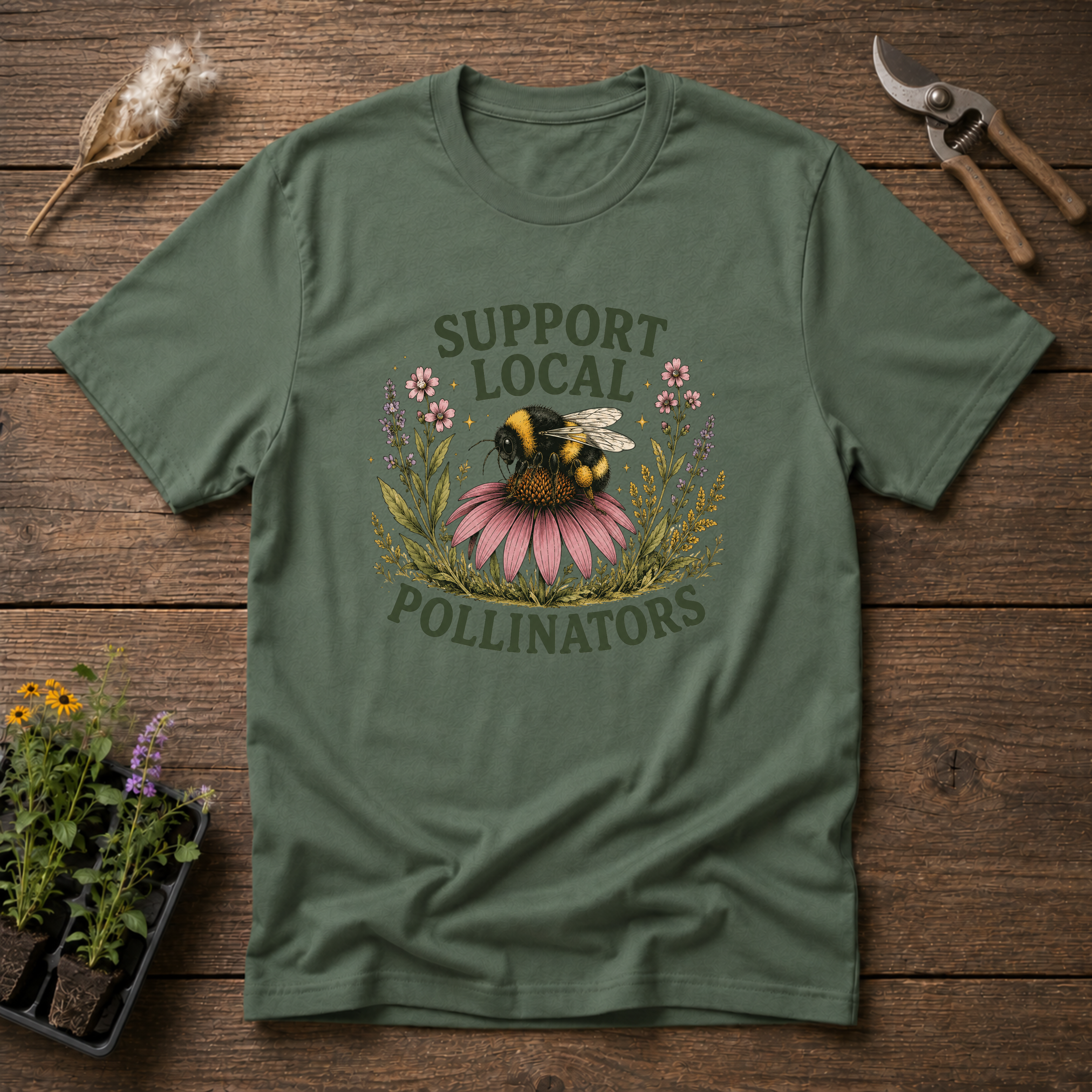 Support Local Pollinators T-Shirt