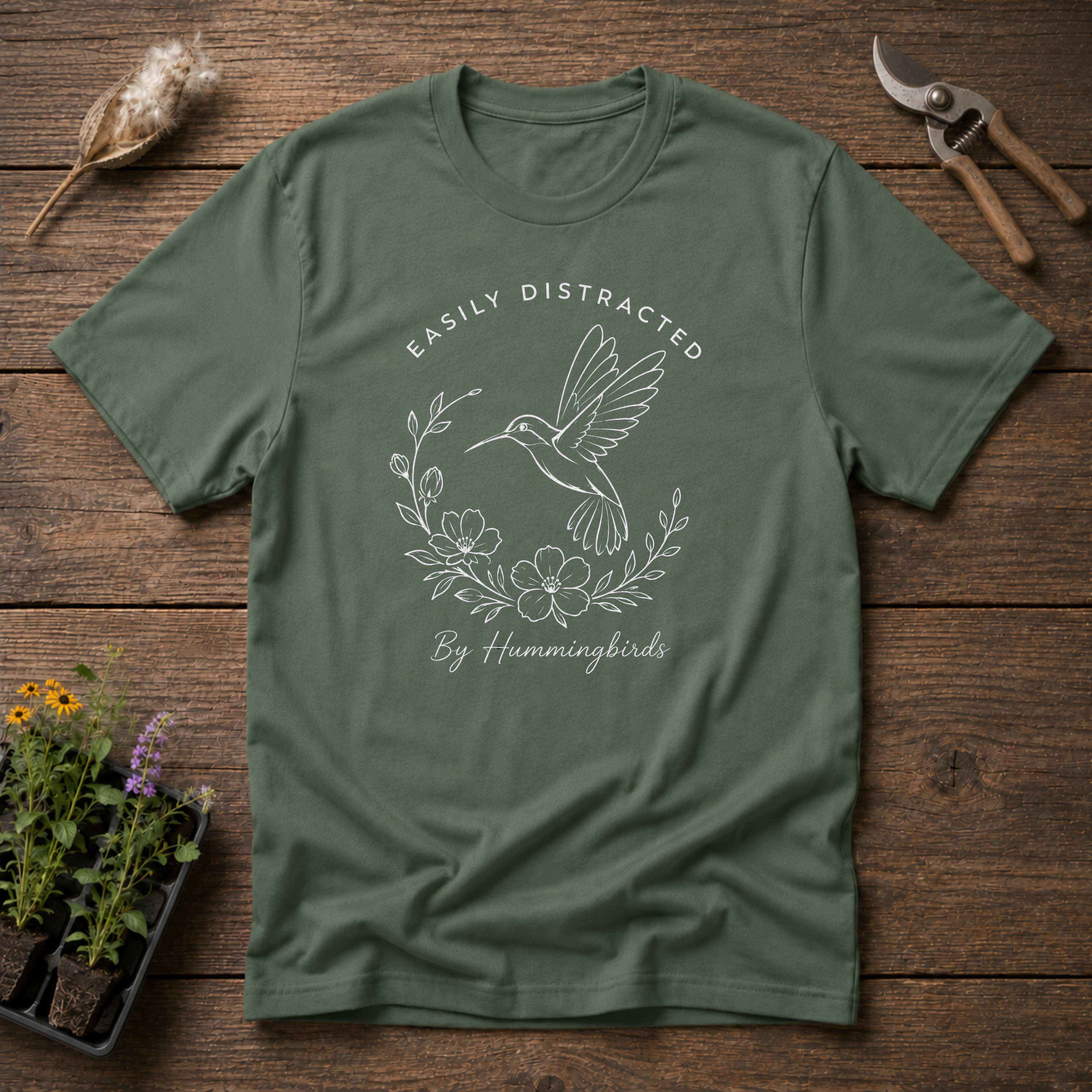 Easily Distracted By Hummingbirds T-Shirt