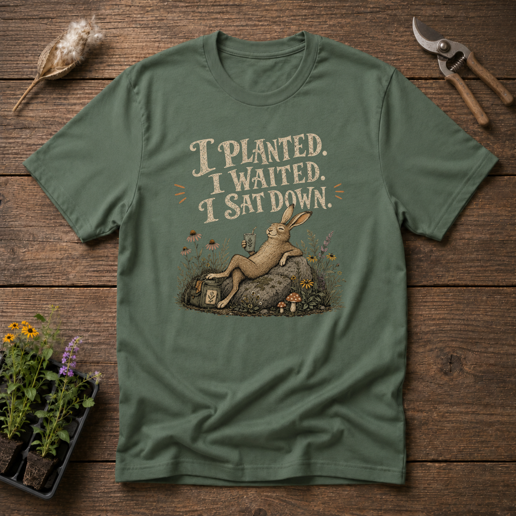 I Planted I Waited I Sat Down T-Shirt