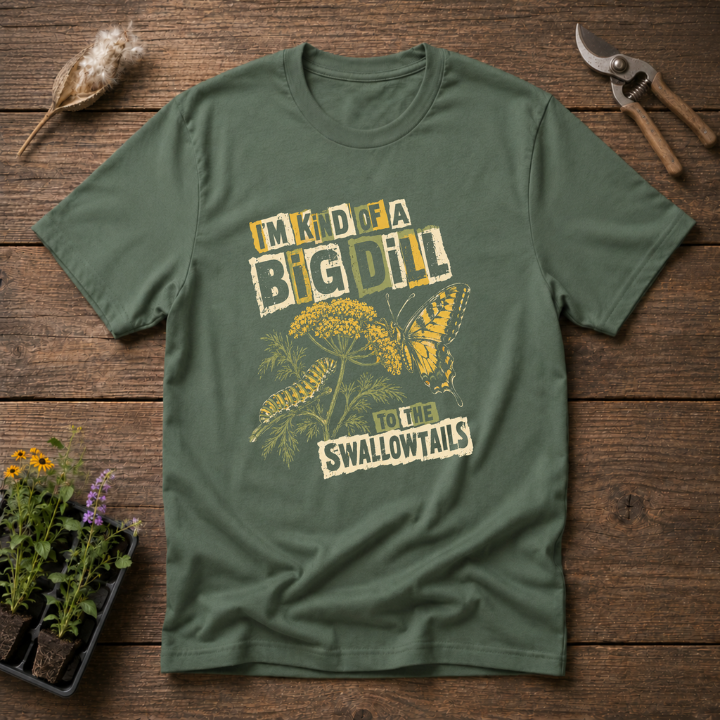 Big Dill T-Shirt in Military Green