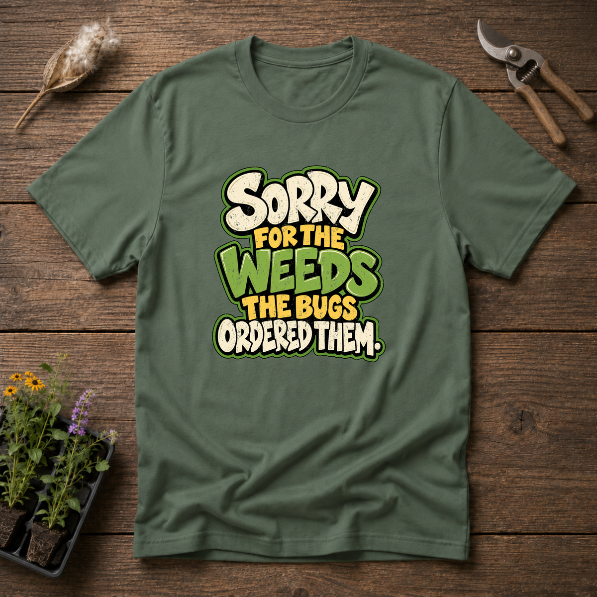 Bugs Ordered Weeds T-Shirt