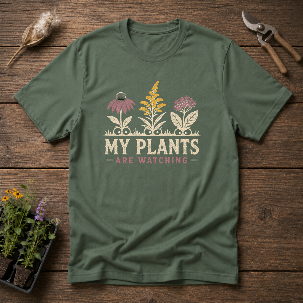 My Plants Are Watching T-Shirt
