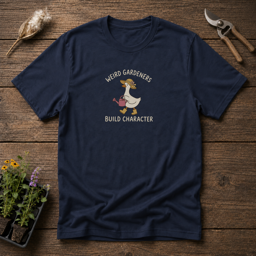 Weird Gardeners Build Character T-Shirt