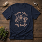 Bug Questions T-Shirt in Navy