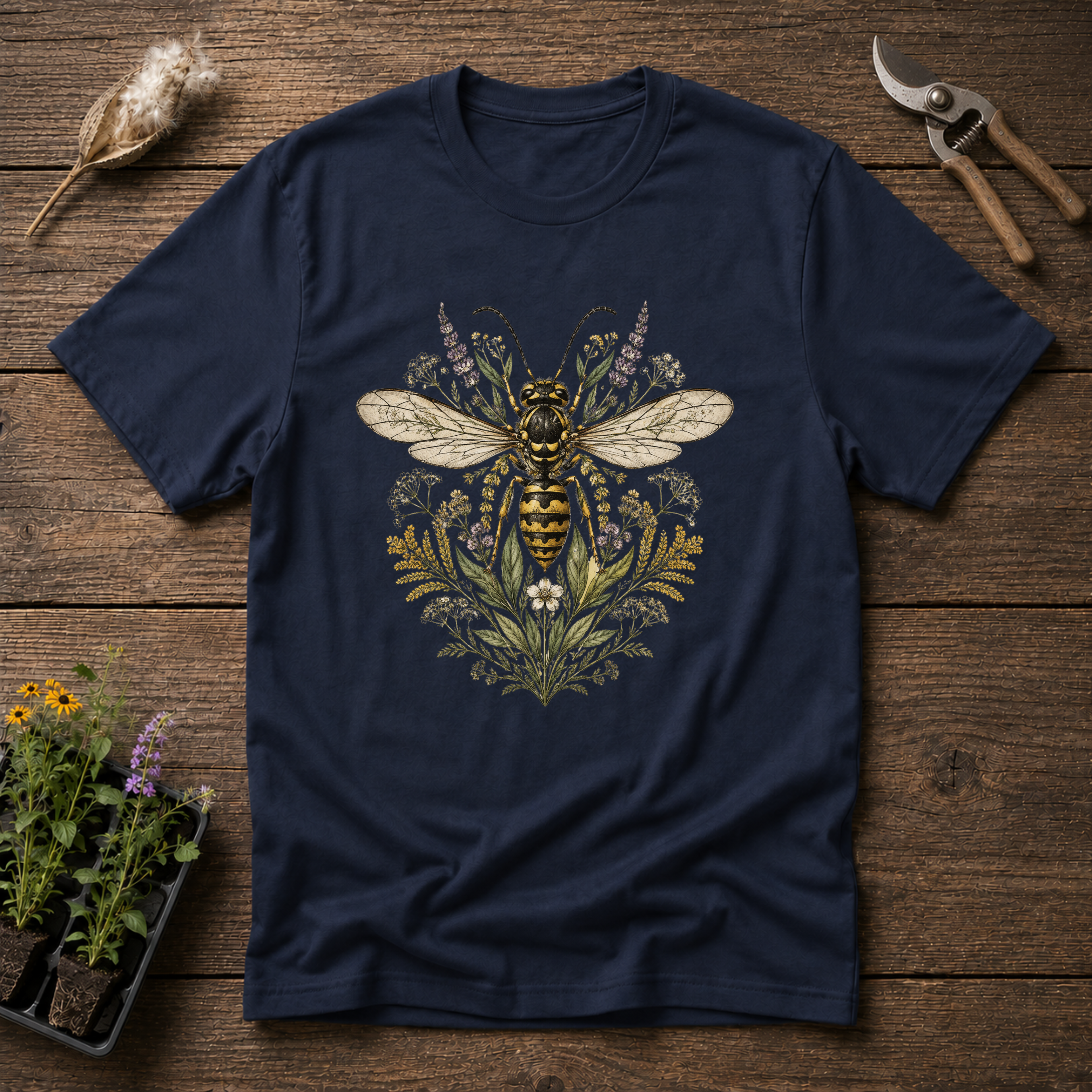 Botanical Wasp T-Shirt