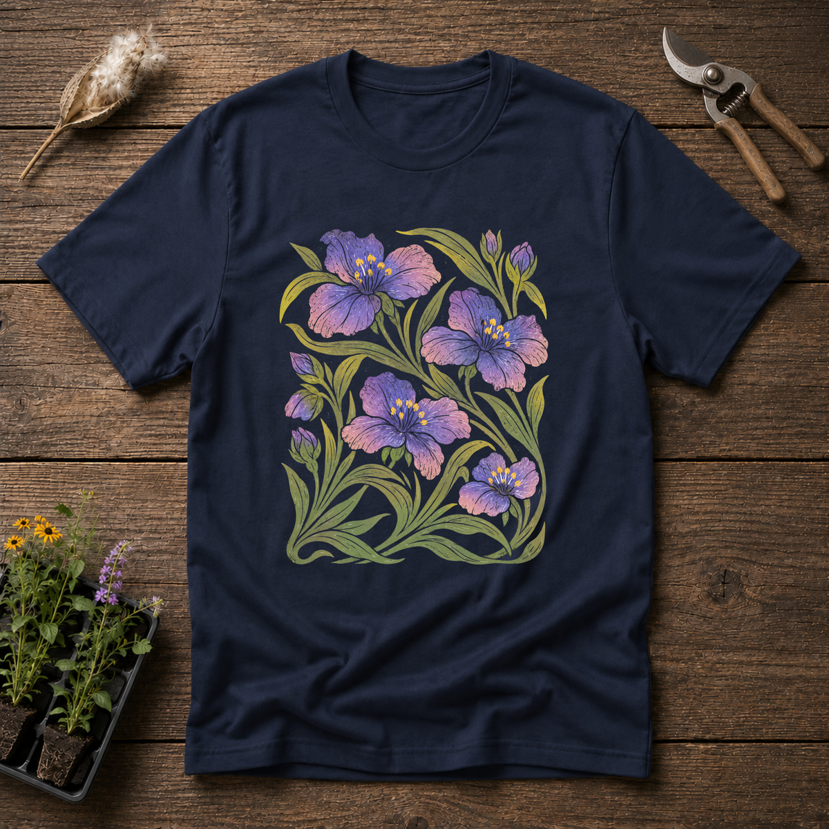 Spiderwort Flower T-Shirt