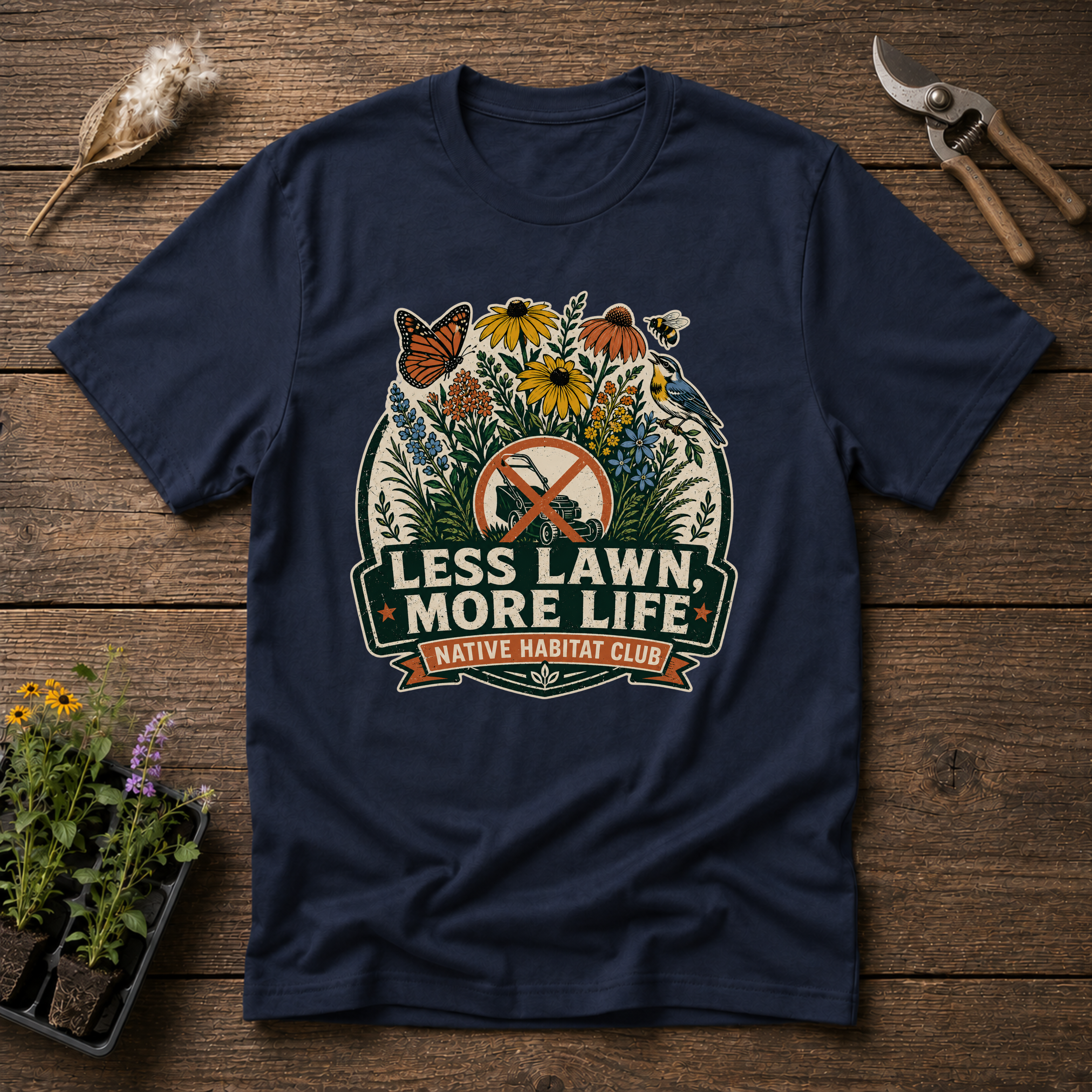 Less Lawn More Life T-Shirt