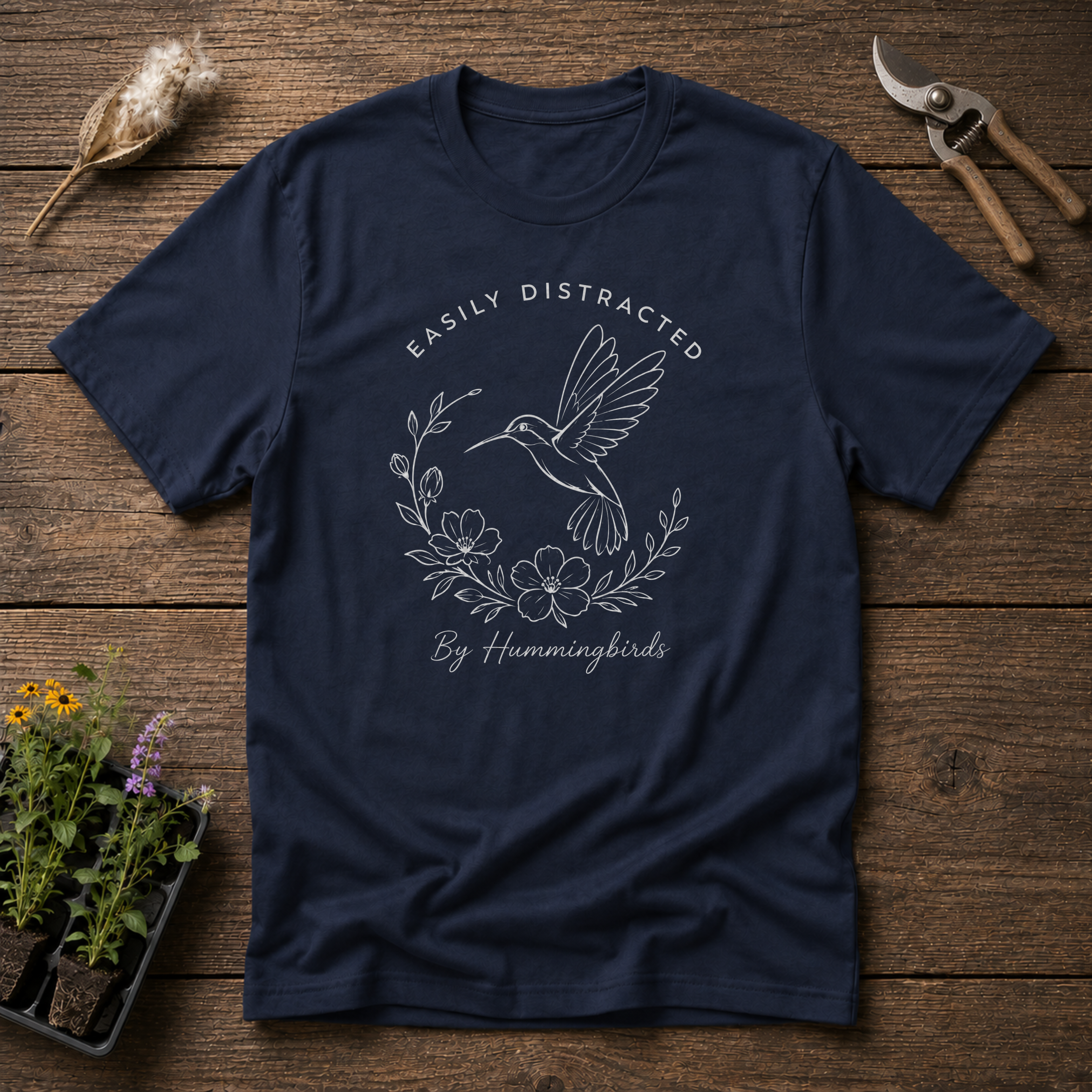 Easily Distracted By Hummingbirds T-Shirt