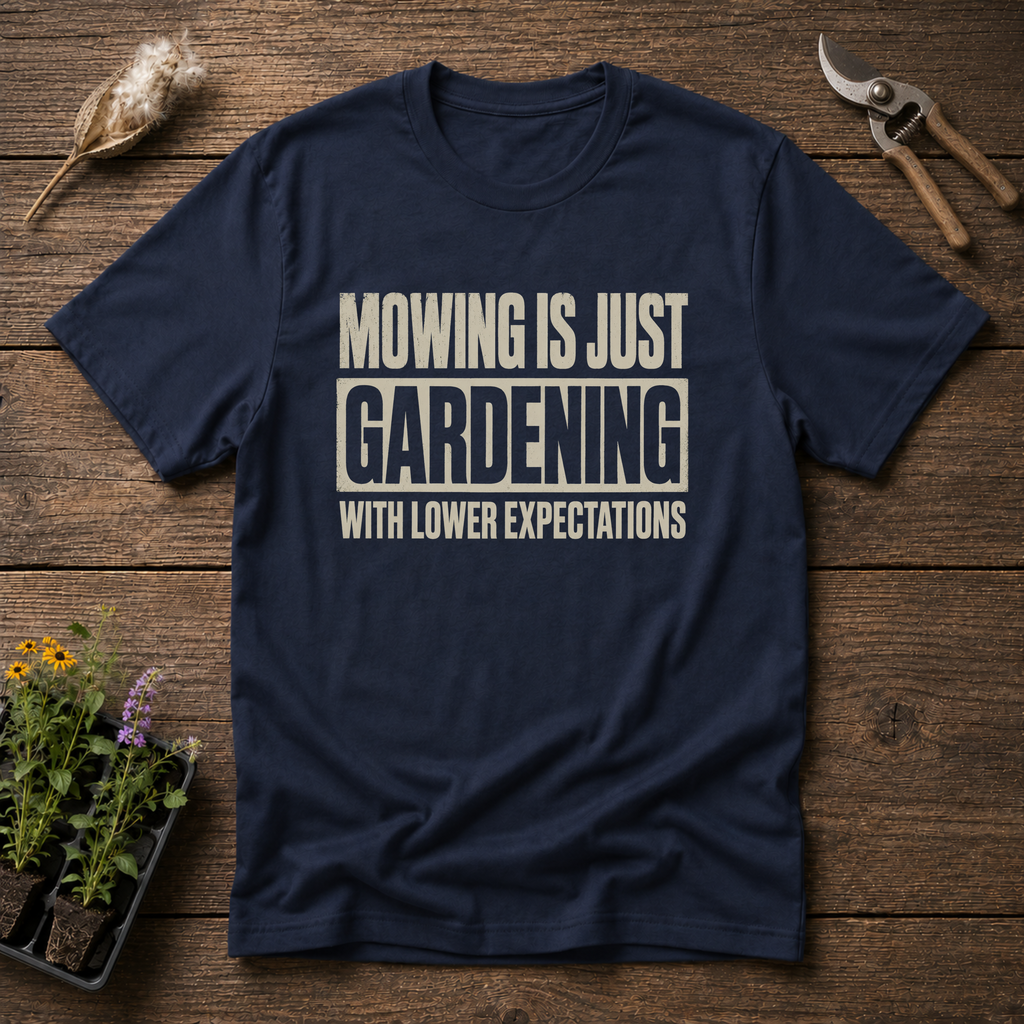 Lower Expectations T-Shirt in Navy