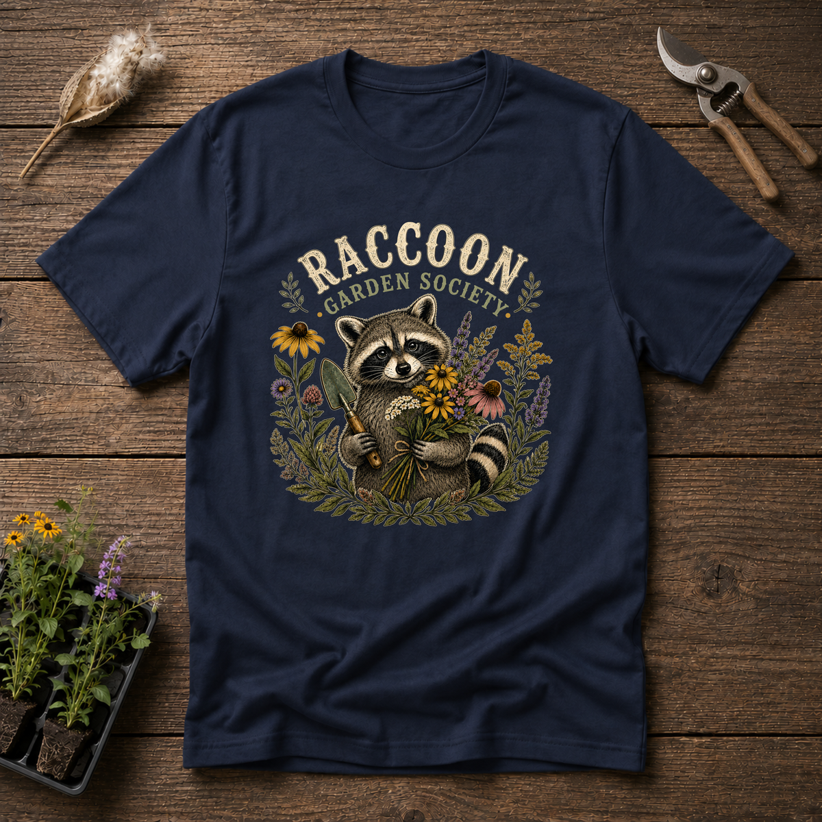 Raccoon Garden Society T-Shirt