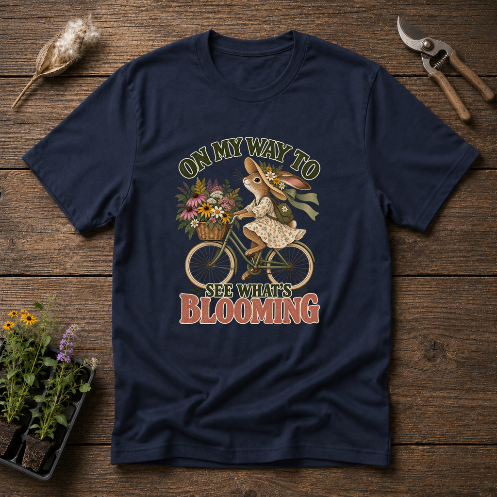 See What's Blooming T-Shirt in Navy