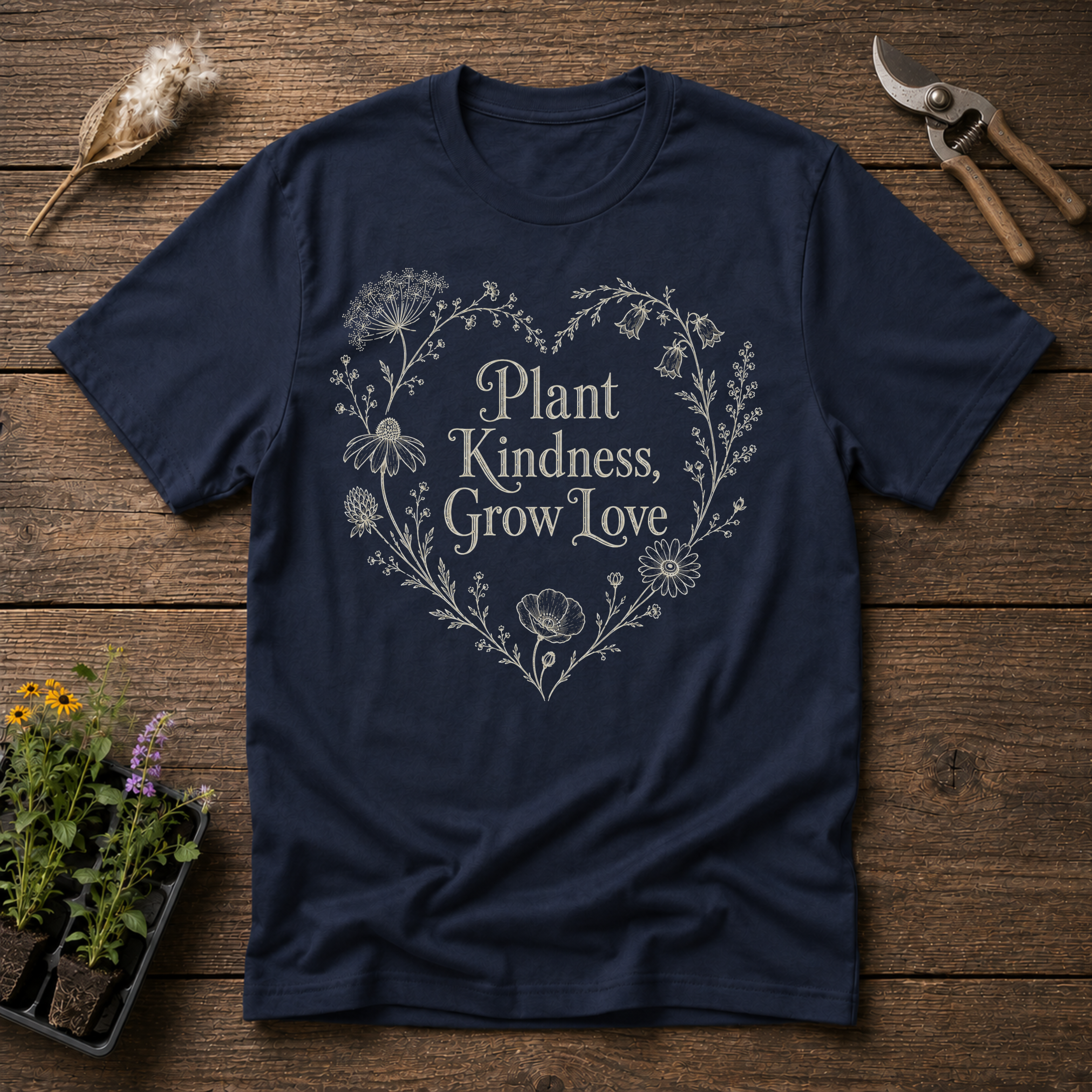 Plant Kindness Grow Love T-Shirt