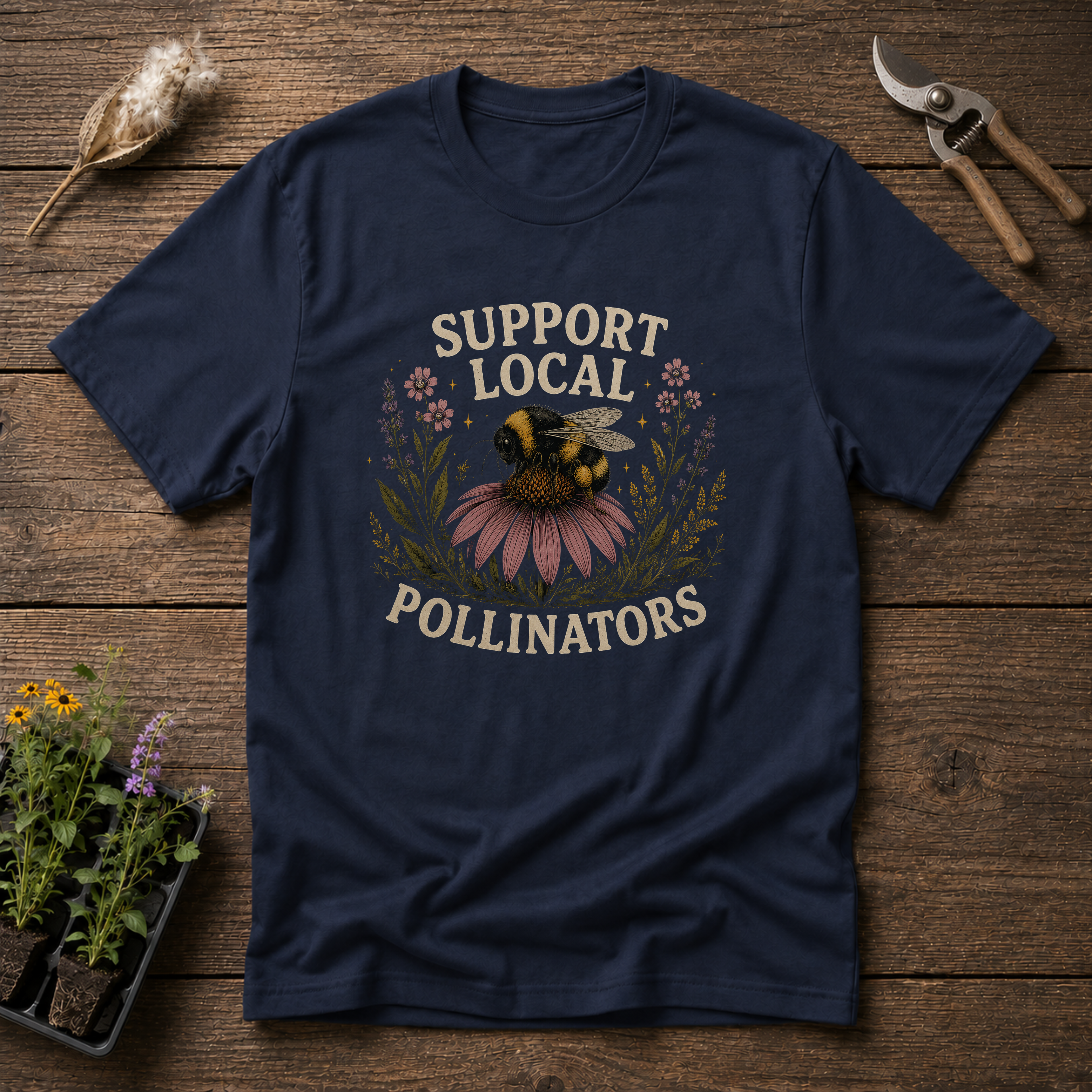 Support Local Pollinators T-Shirt