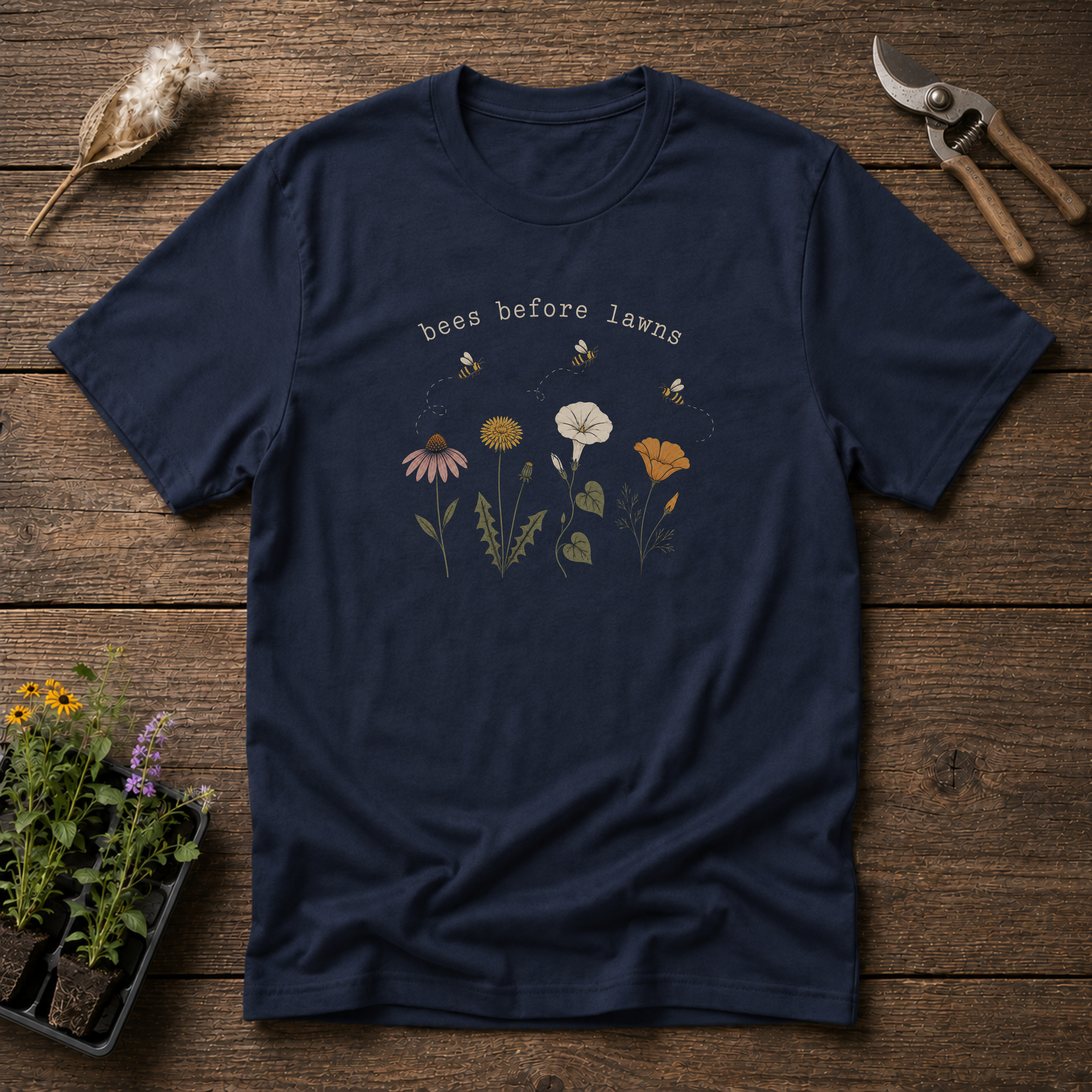 Bees Before Lawns T-Shirt