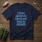 Plants To Check T-Shirt in Navy