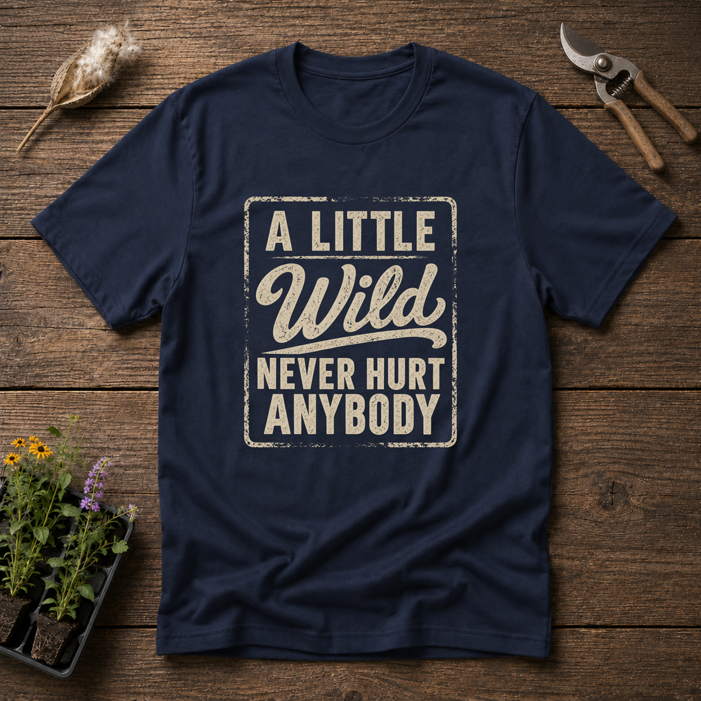 A Little Wild T-Shirt in Navy
