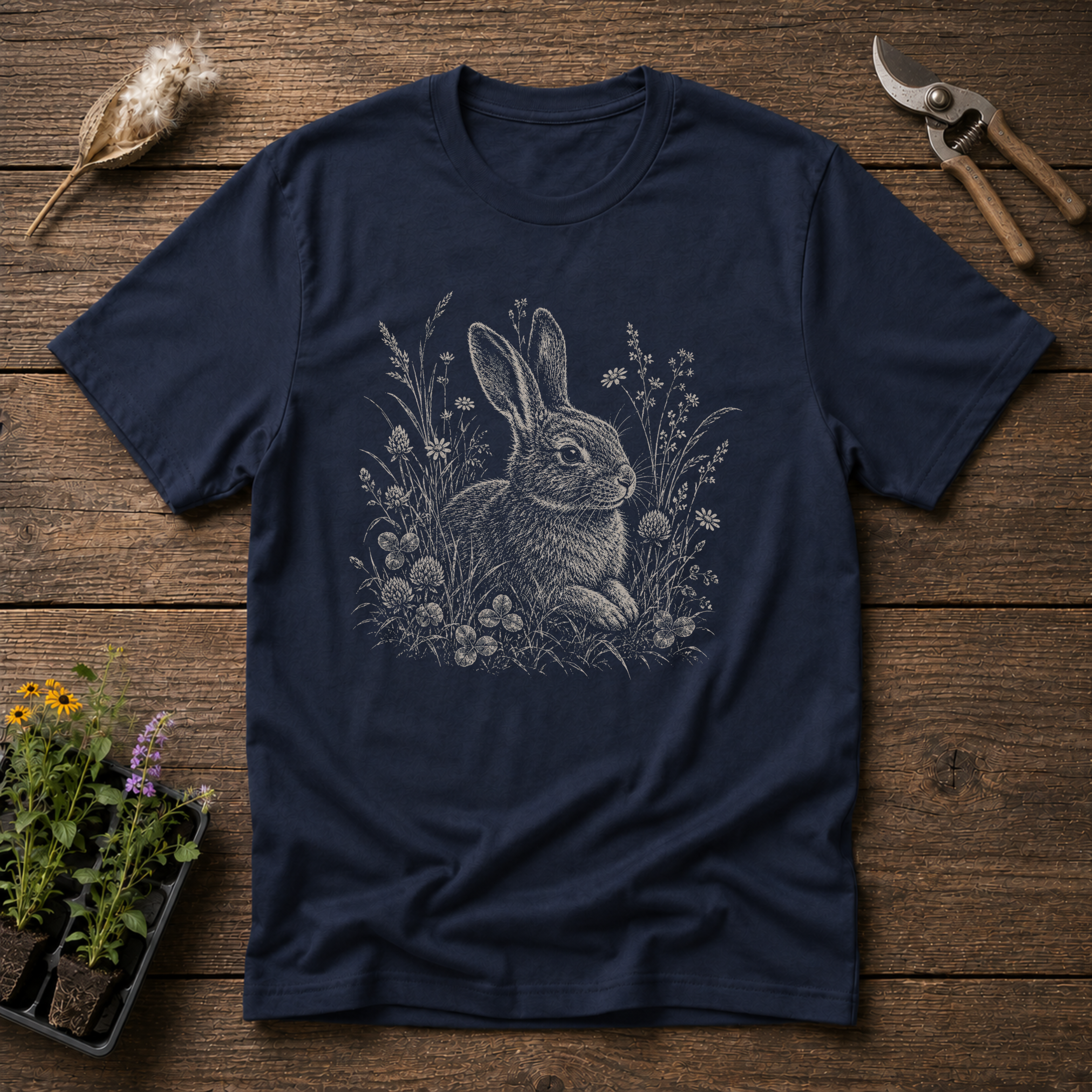Hare in The Meadow T-Shirt