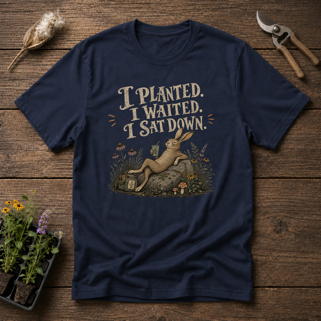 I Planted I Waited I Sat Down T-Shirt
