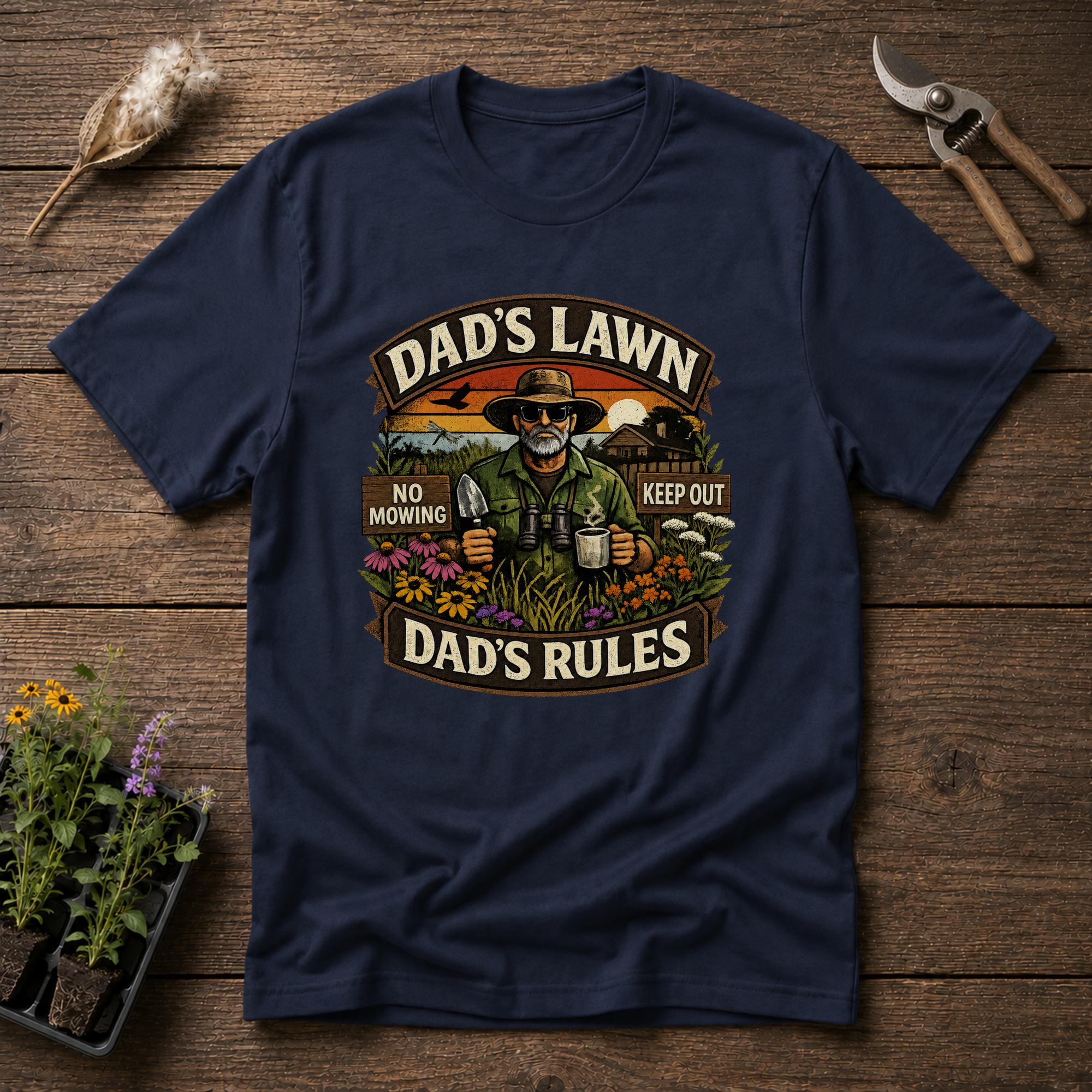 Dad's Yard Rules T-Shirt
