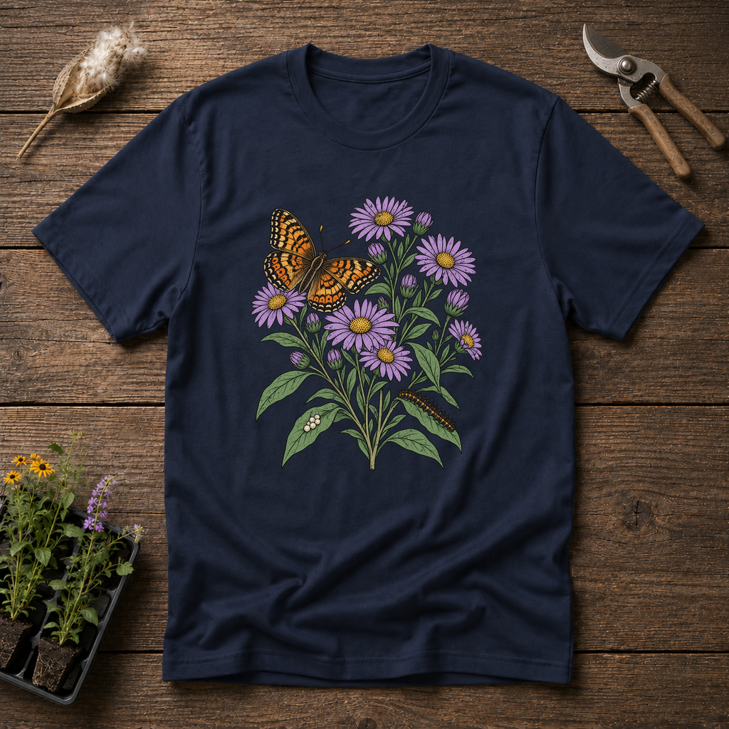 Pearl Crescent Butterfly T-Shirt