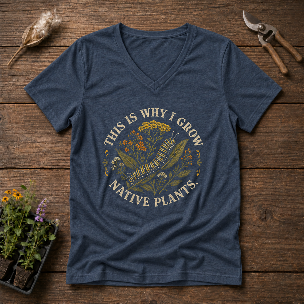 Why I Grow V-Neck Tee