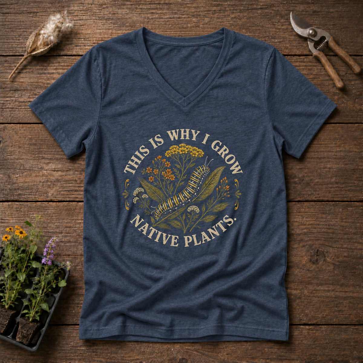 Why I Grow V-Neck Tee