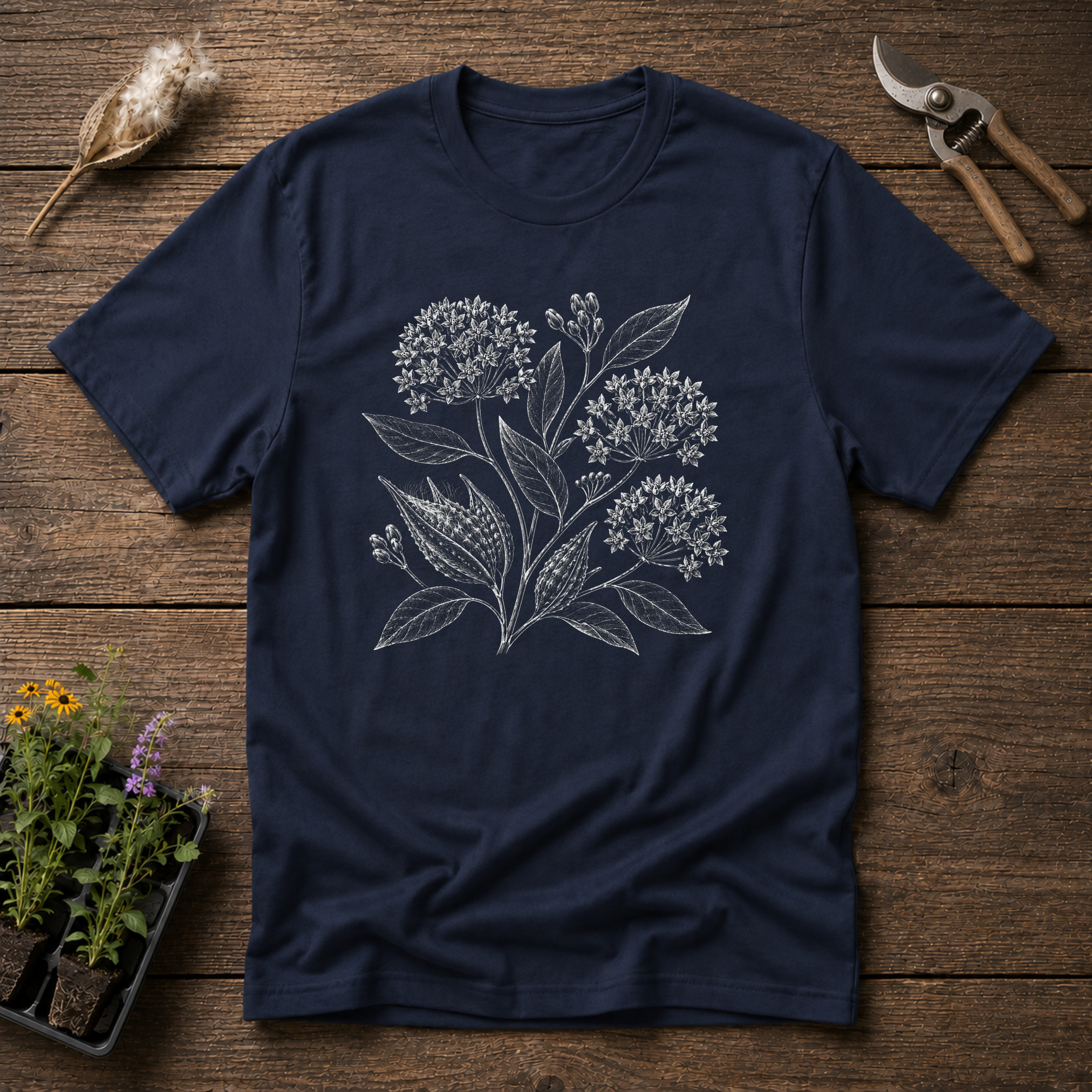 Snowy Milkweed T-Shirt