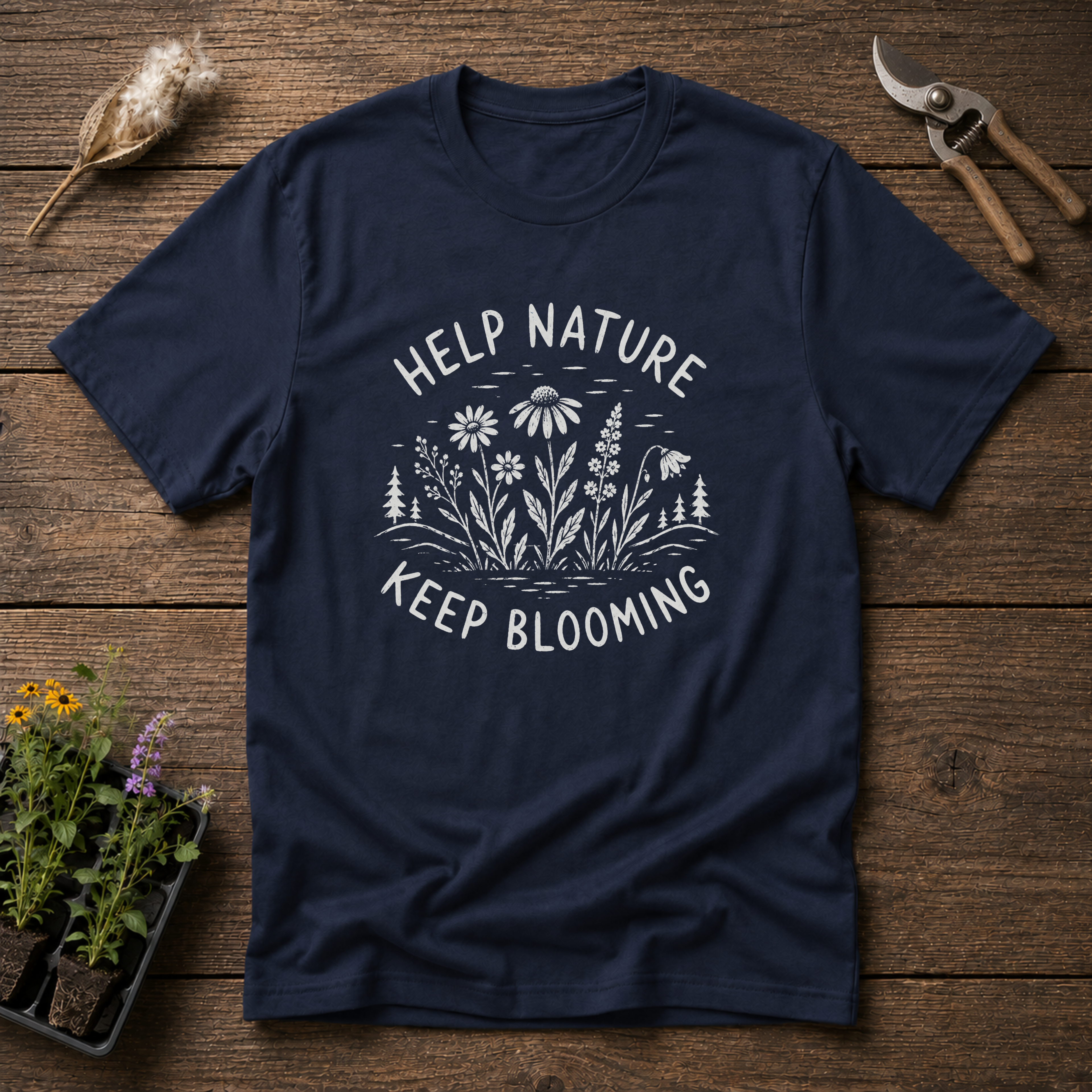 Help Nature Keep Blooming T-Shirt