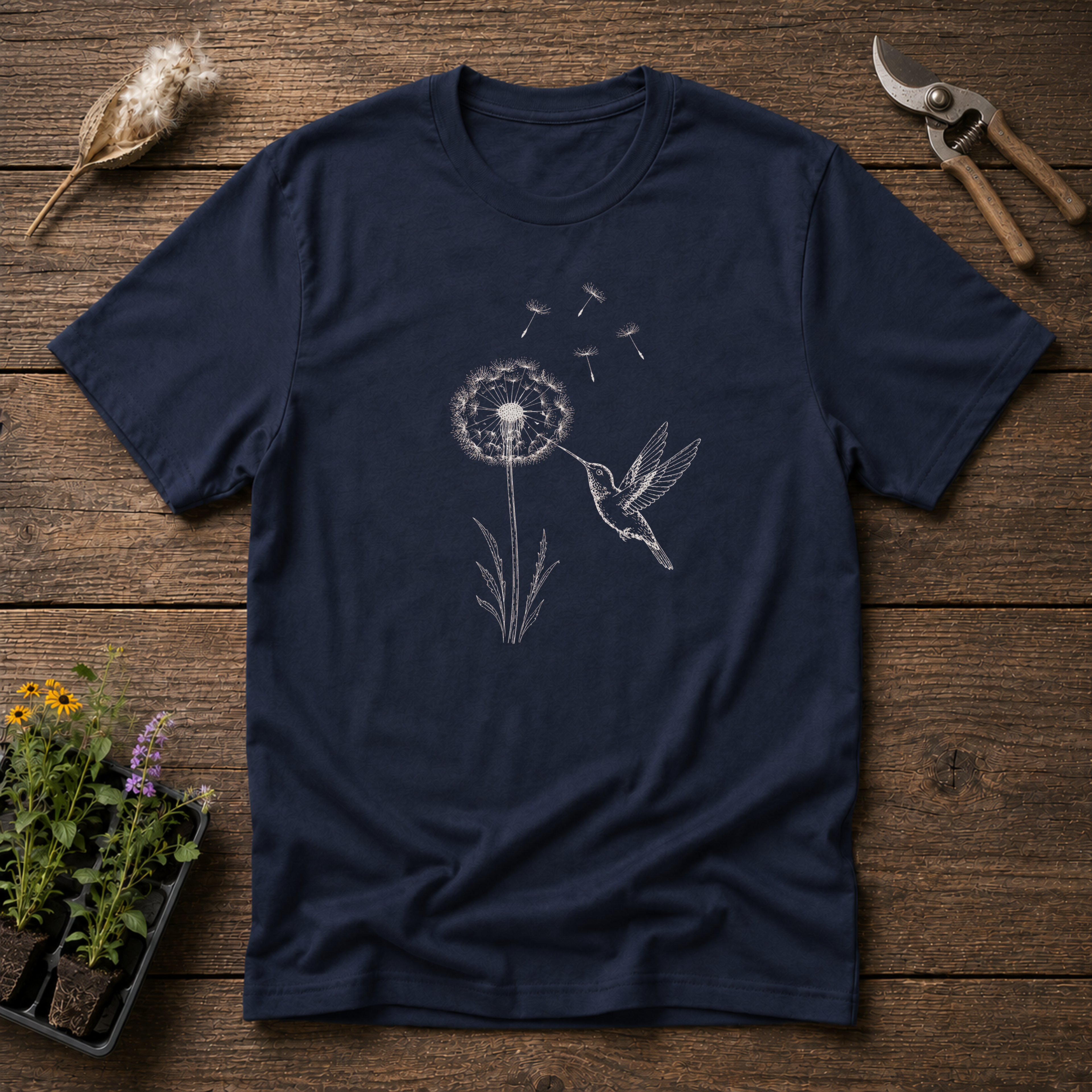 Hummingbird & Dandelion T-Shirt