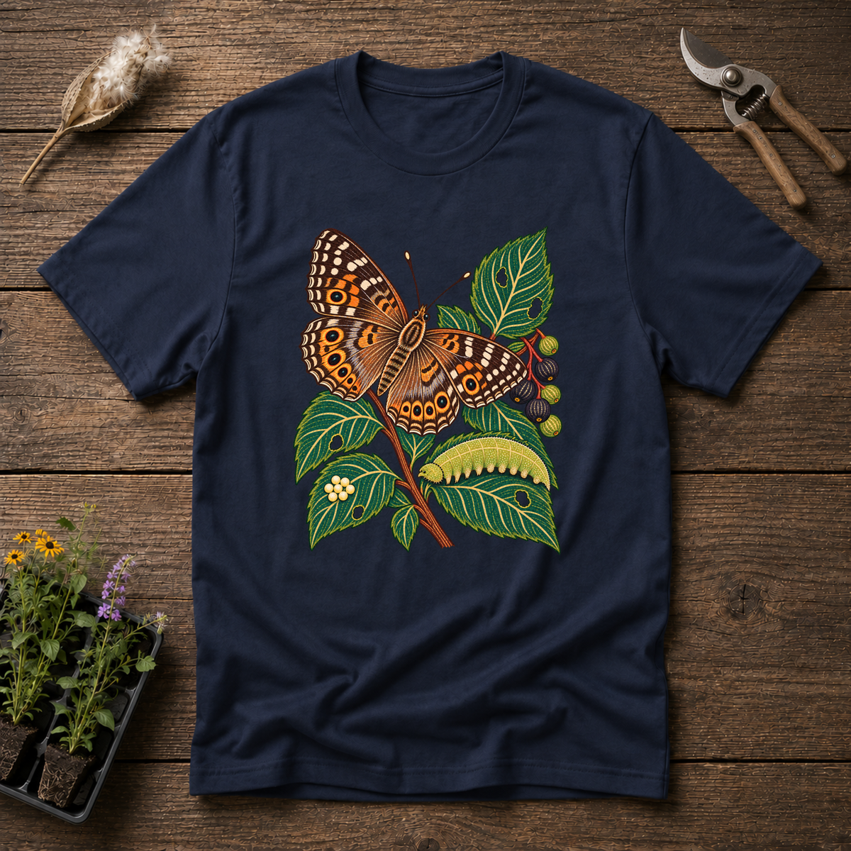 Hackberry Emperor T-Shirt in Navy