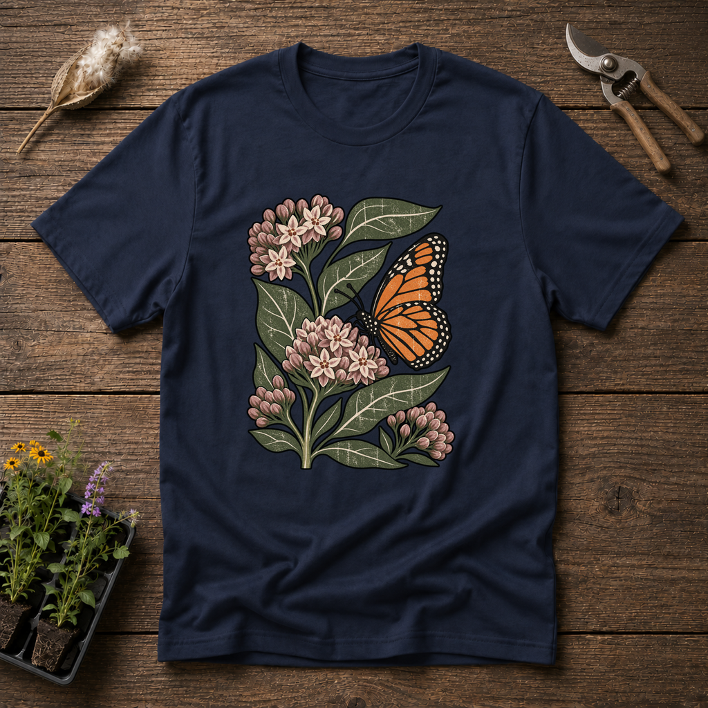 Monarch Milkweed Blooms T-Shirt