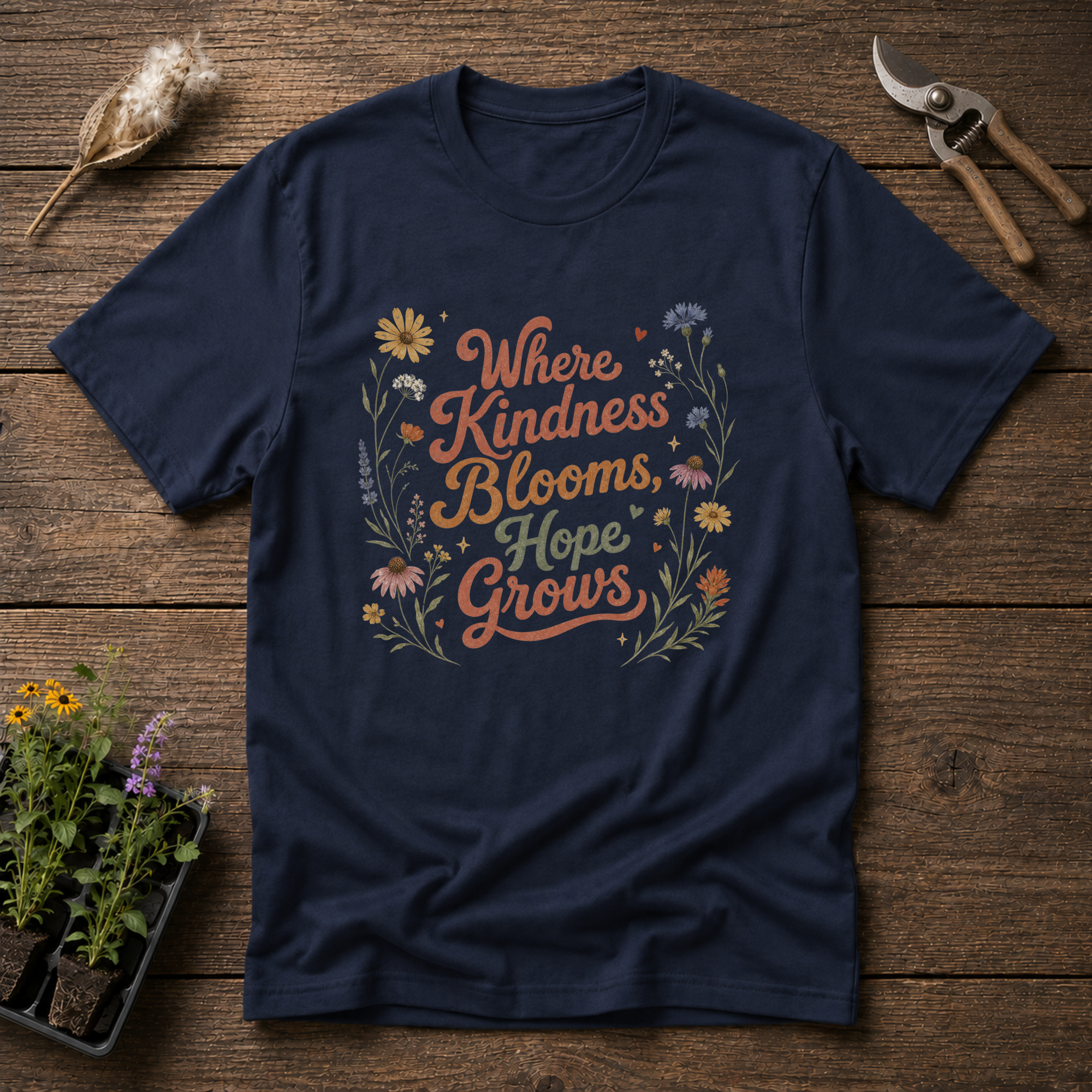 Kindness Blooms Hope T-Shirt