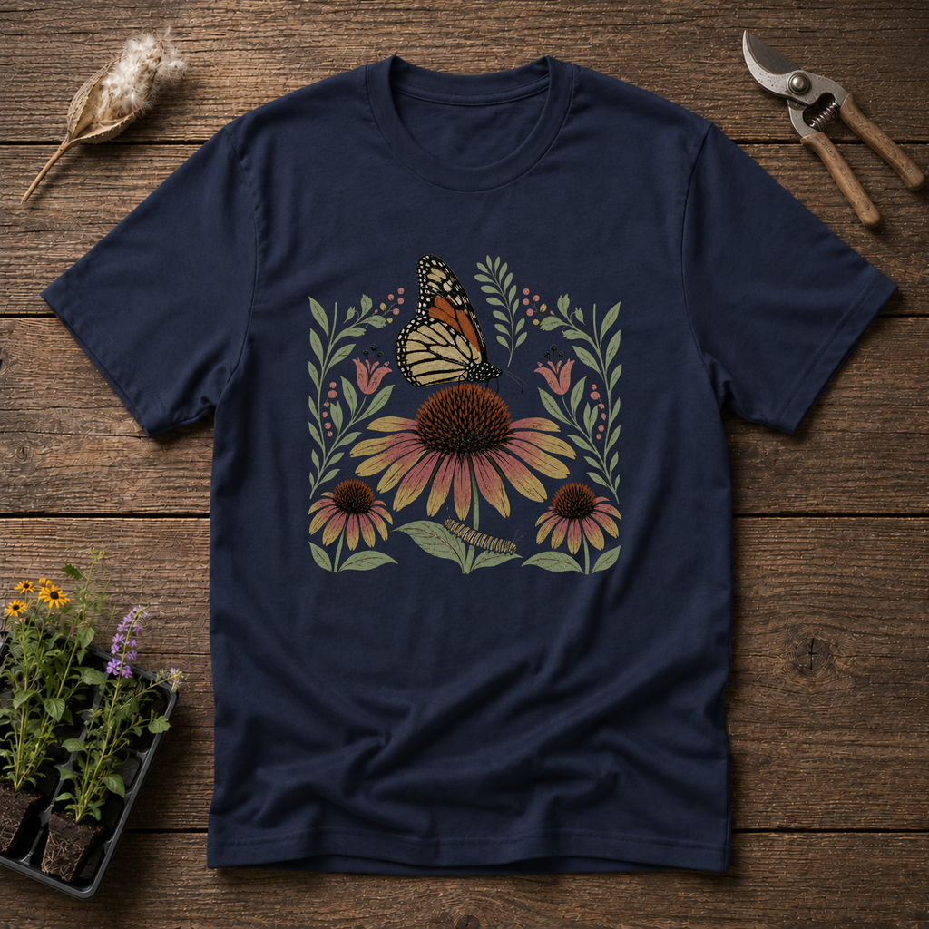 Monarch & Coneflower T-Shirt
