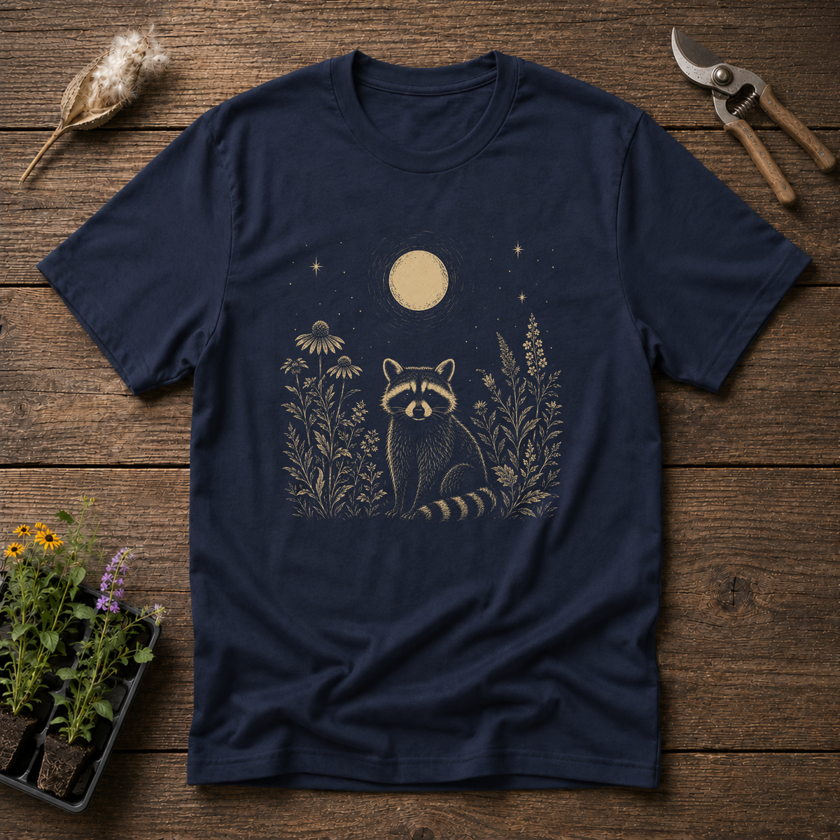 Moonlit Raccoon T-Shirt