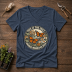 Orange Monarch Only V-Neck Tee