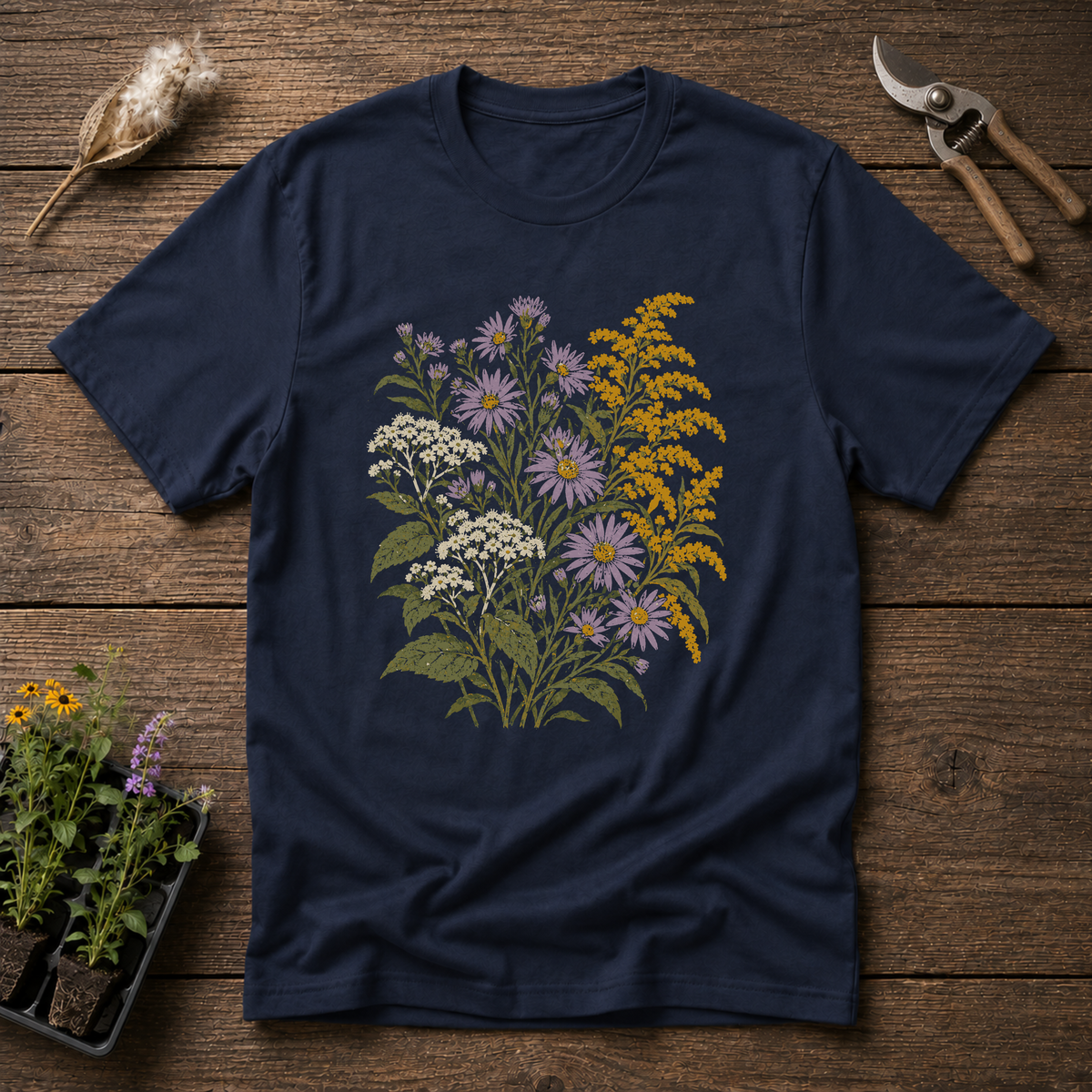 Golden Aster Meadow T-Shirt