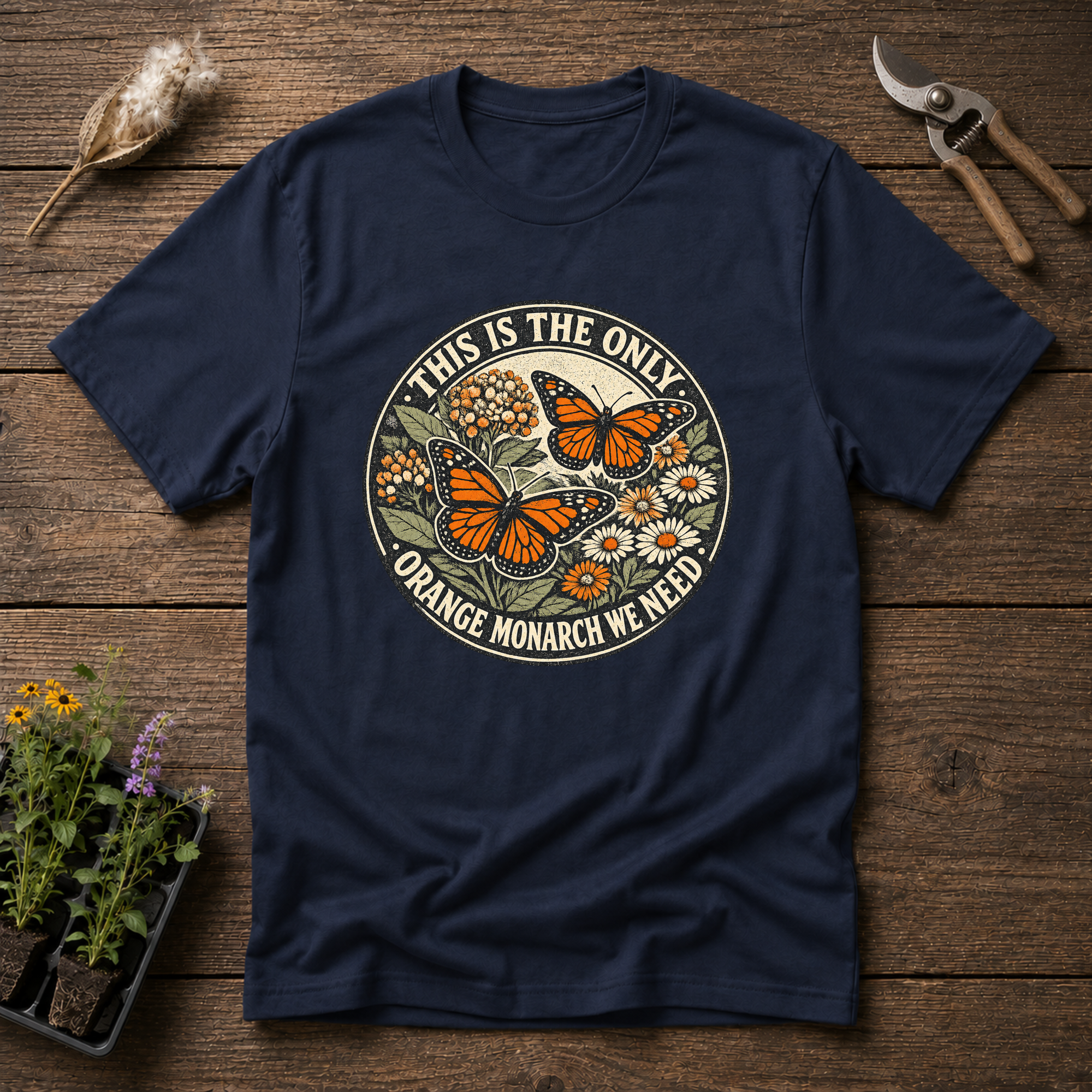 Orange Monarch Only T-Shirt