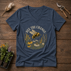Bee The Change V-Neck Tee