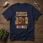 Festive Native Crew T-Shirt in Navy