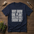 Grow 50 Plants T-Shirt in Navy