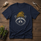 Cozy Beanie Raccoon T-Shirt