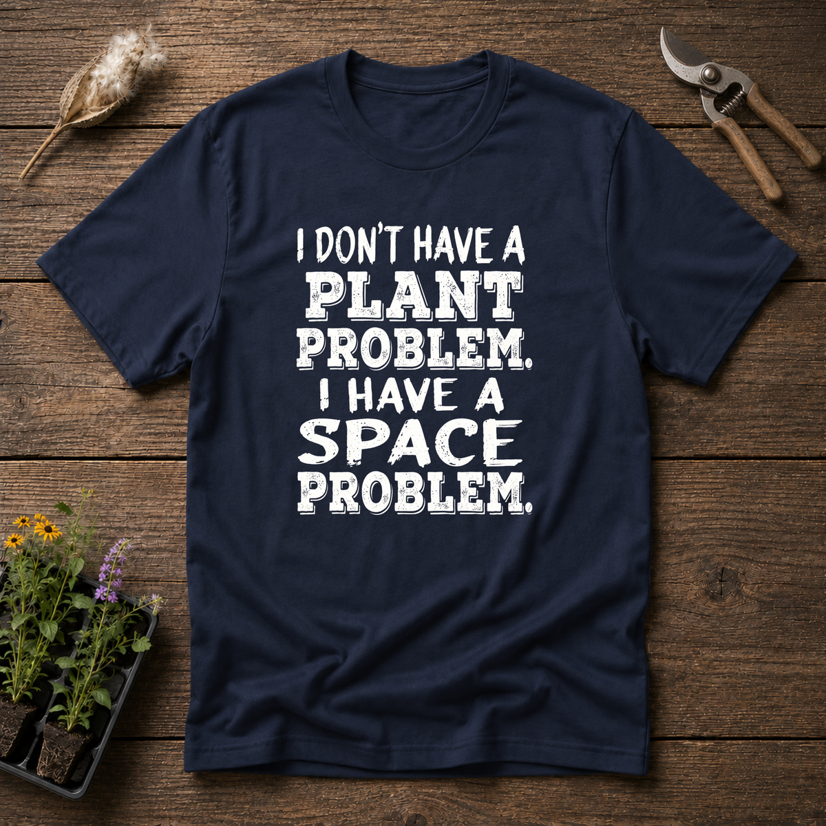 Space Problem T-Shirt in Navy