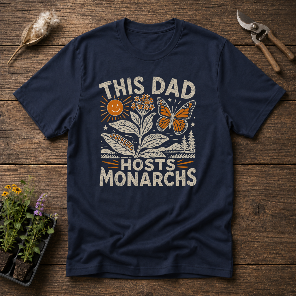 This Dad Hosts Monarchs T-Shirt