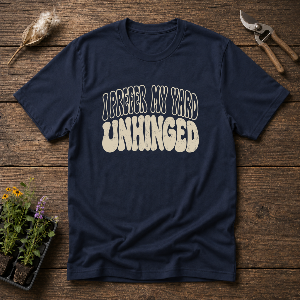 Unhinged Yard T-Shirt in Navy