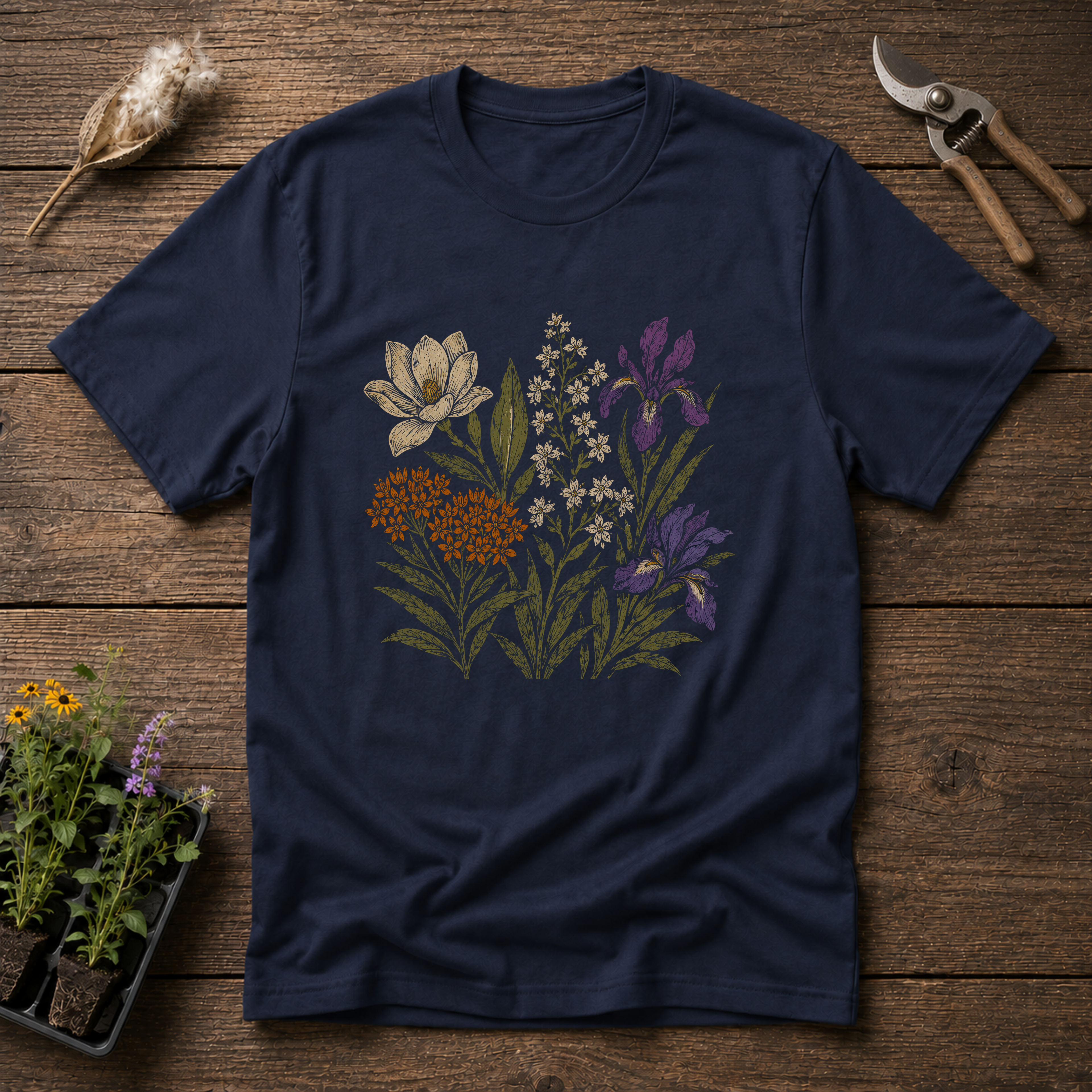 Woodland Wildflower Bouquet T-Shirt