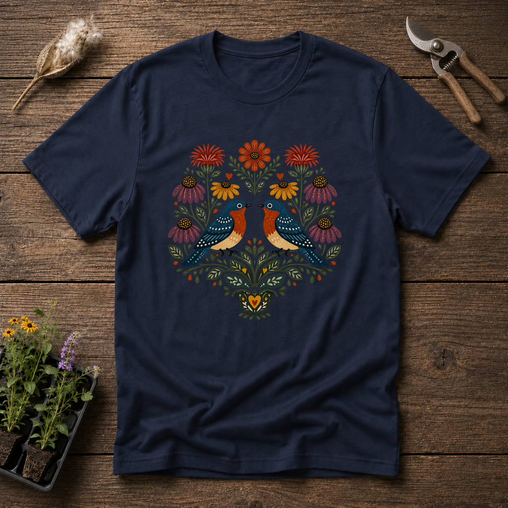 Folk Birds T-Shirt
