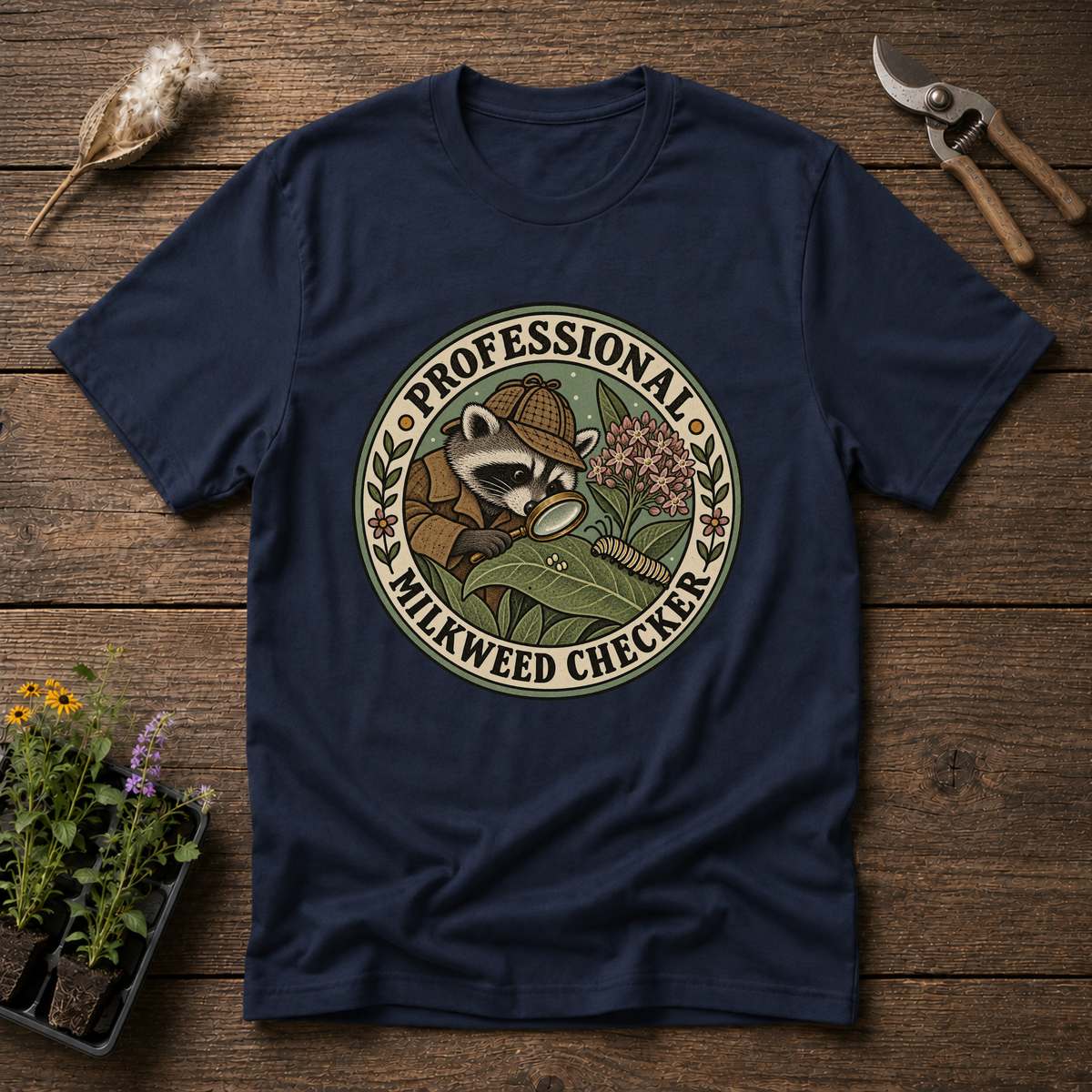 Professional Milkweed Checker T-Shirt