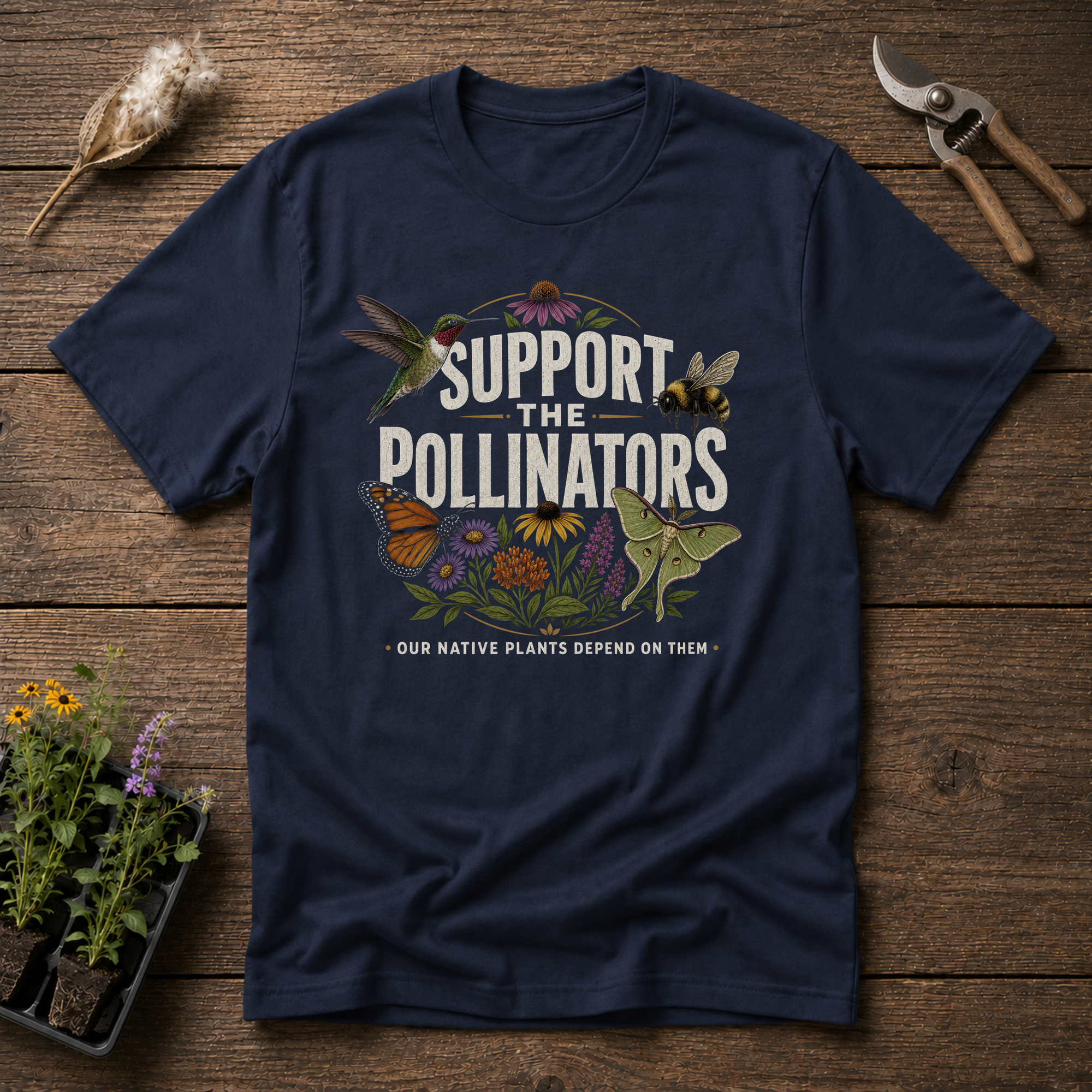 Support The Pollinators T-Shirt