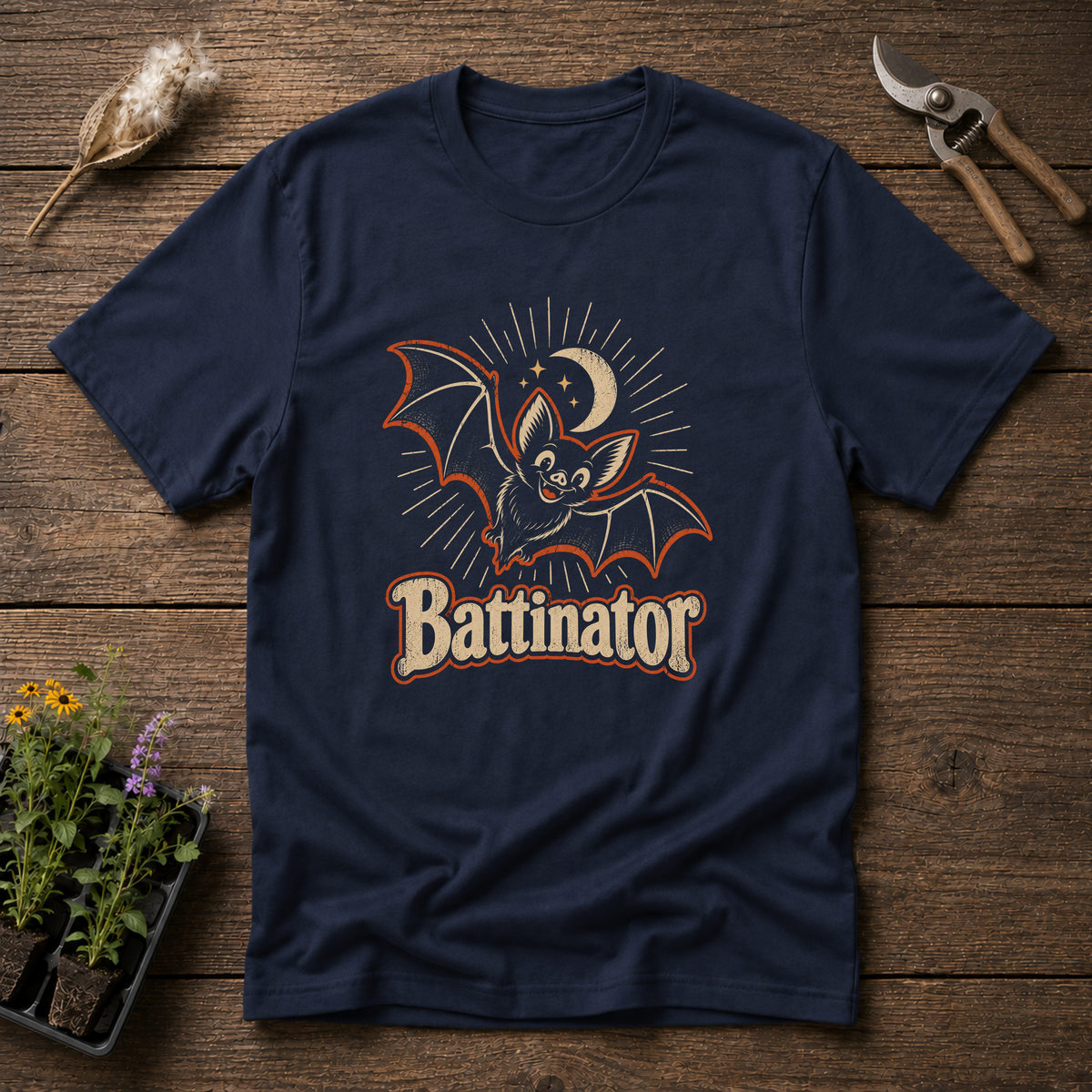 Battinator T-Shirt in Navy